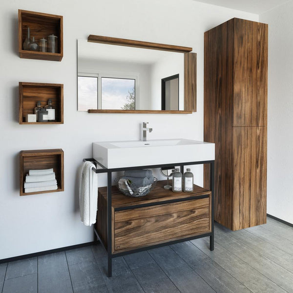 Solid Wood Bathroom Vanity / Console | Drawer | Sink